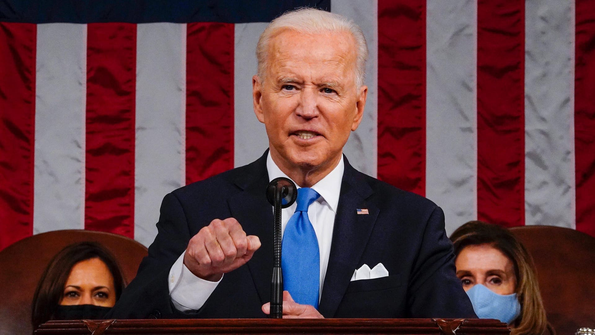 US-Präsident Joe Biden im US-Kongress: Nordkorea bezeichnete Bidens Äußerungen als nicht tolerierbar. US-Präsident Joe Biden im US-Kongress: Nordkorea bezeichnete Bidens Äußerungen als nicht tolerierbar.