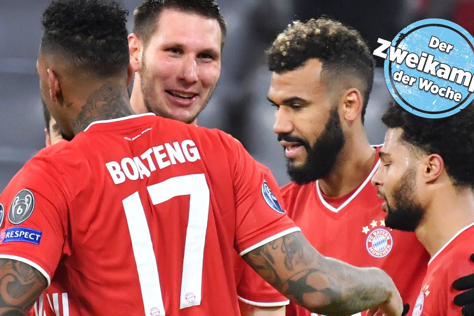 Wer bleibt, wer geht? Bayerns Boateng (v. l.), Süle, Choupo-Moting und Gnabry.