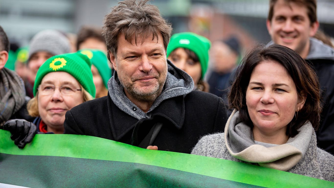 Annelena Baerbock und Robert Habeck von den Grünen: Seitdem die Kanzlerkandidatur klar ist, haben die Grünen einen enormen Zulauf.