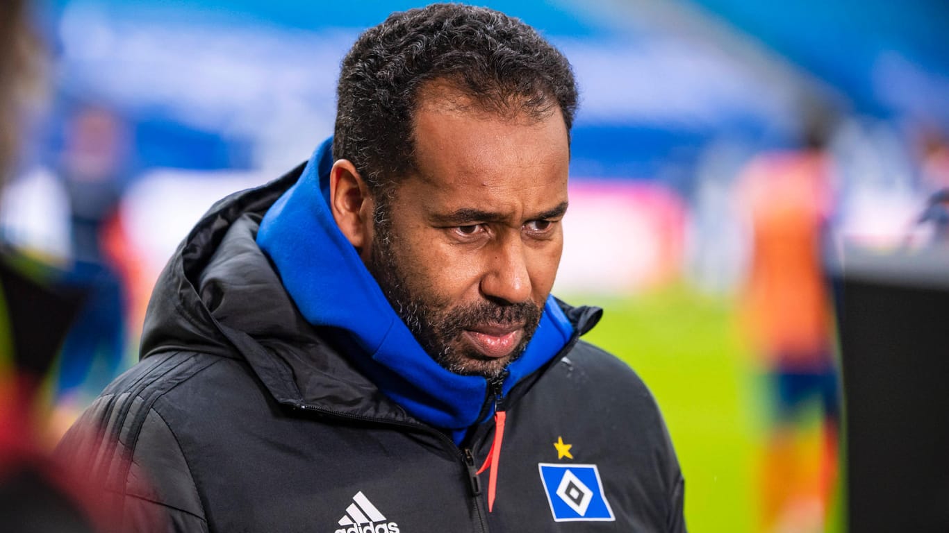 Daniel Thioune: Der nun Ex-HSV-Trainer war seit Sommer 2020 im Amt.