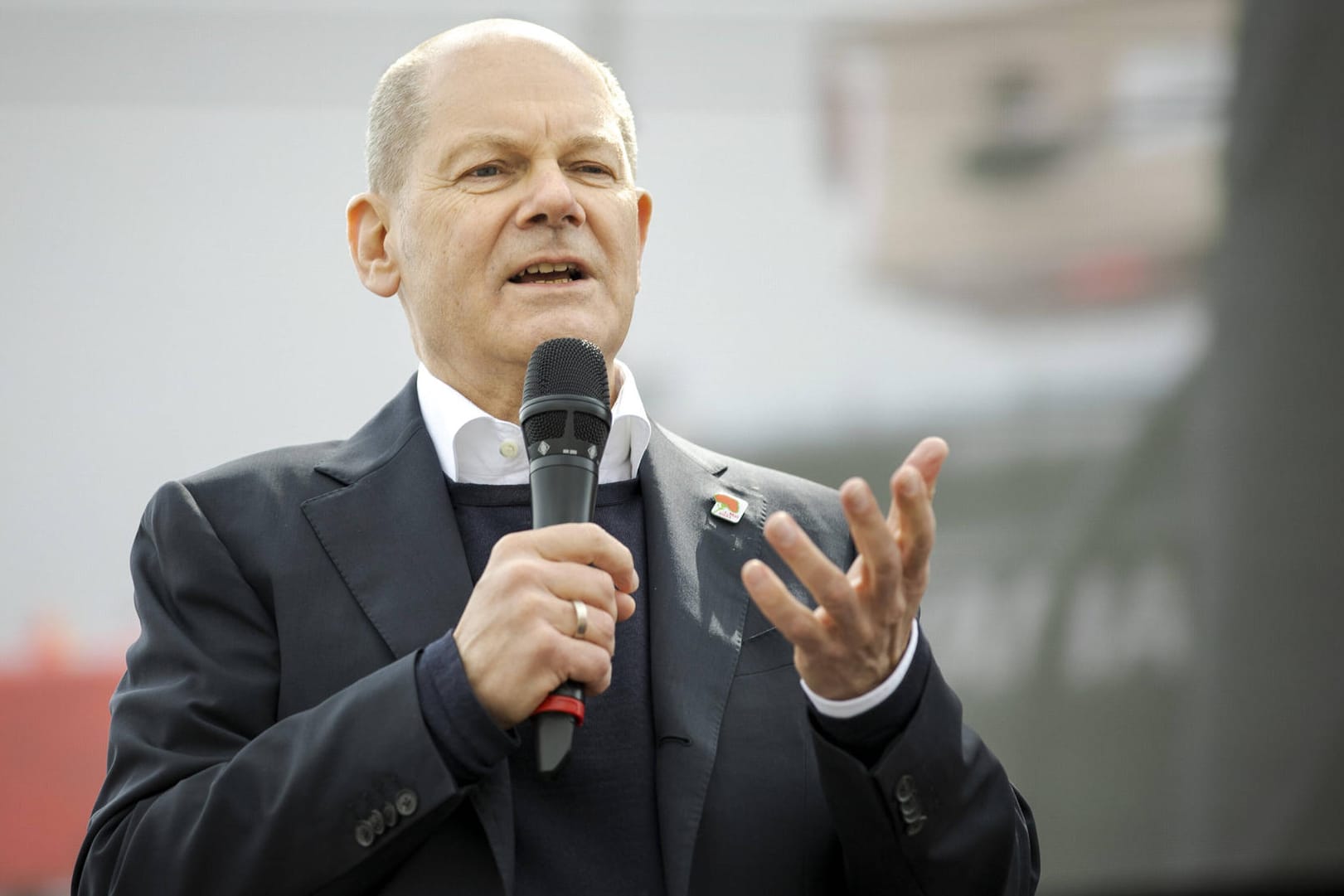 Olaf Scholz, Kanzlerkandidat der SPD: Er hält ein Wahlergebnis von weit über 20 Prozent für möglich.