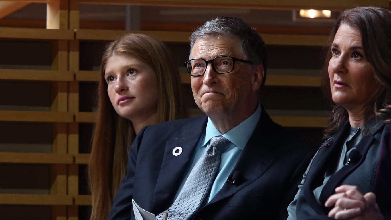 Jennifer Gates: Gemeinsam mit ihren Eltern Bill und Melinda Gates 2017 in New York City.