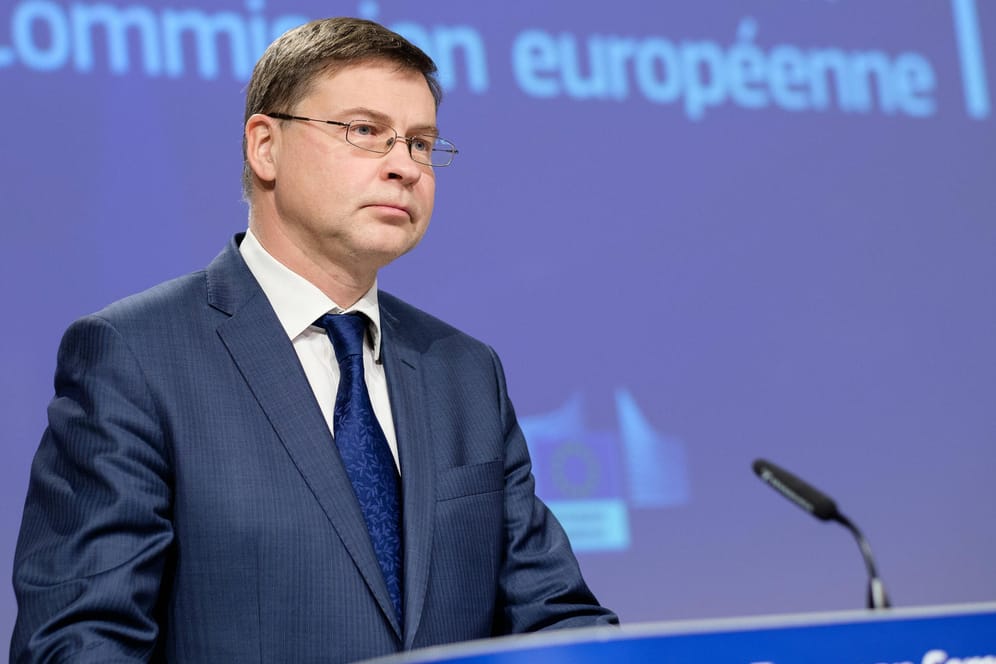 Valdis Dombrovskis: Der Vizepräsident der EU-Kommission hält das Umfeld für ein Abkommen mit China momentan für "nicht günstig".