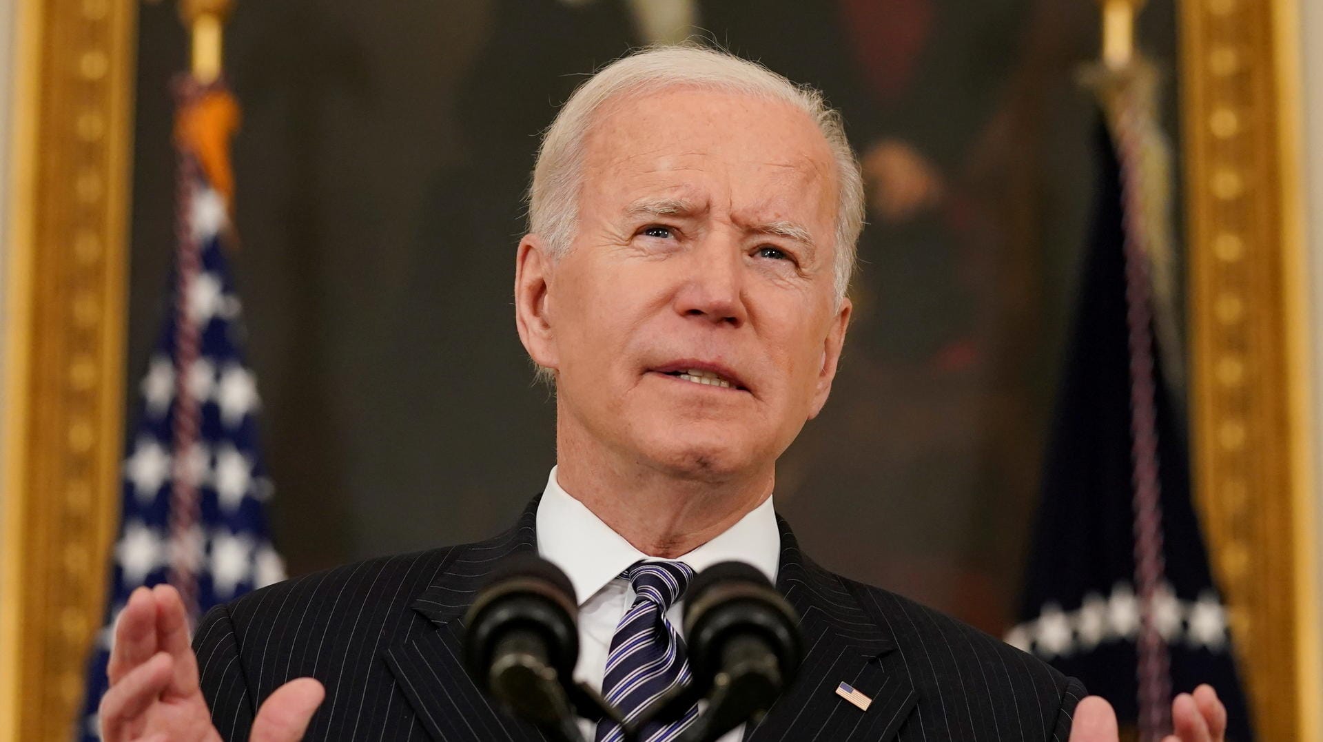 US-Präsident Joe Biden: Er will so schnell wie möglich so viele Menschen wie möglich impfen. US-Präsident Joe Biden: Er will so schnell wie möglich so viele Menschen wie möglich impfen.