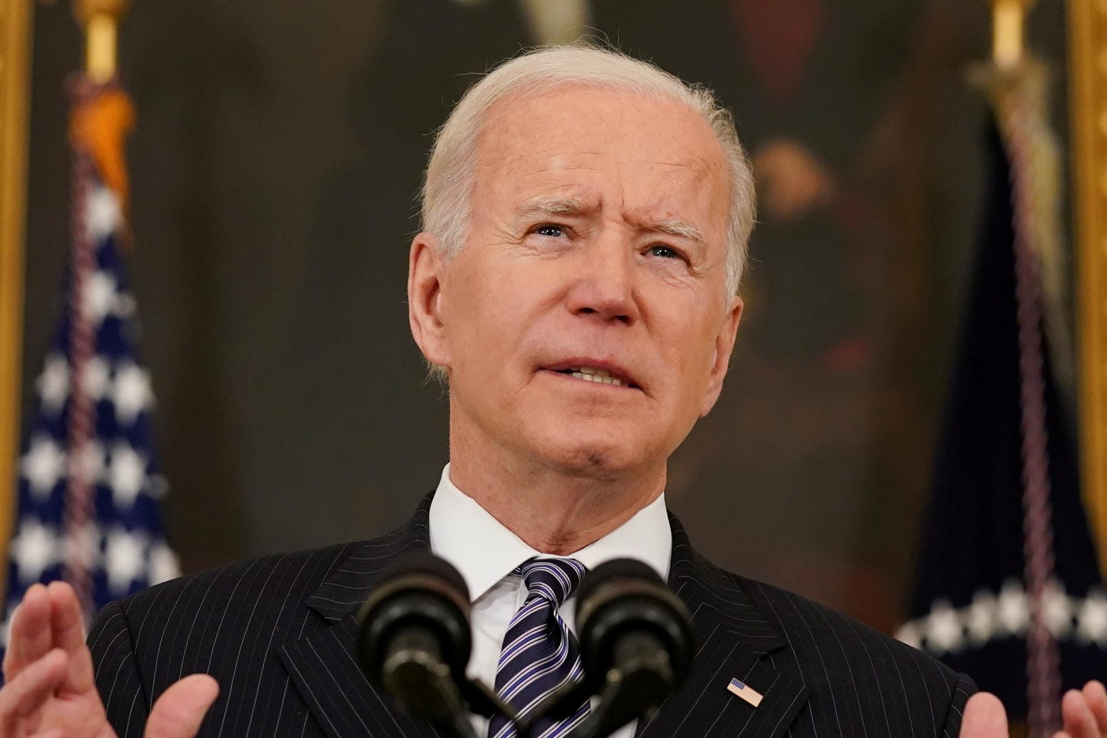 US-Präsident Joe Biden: Er will so schnell wie möglich so viele Menschen wie möglich impfen.