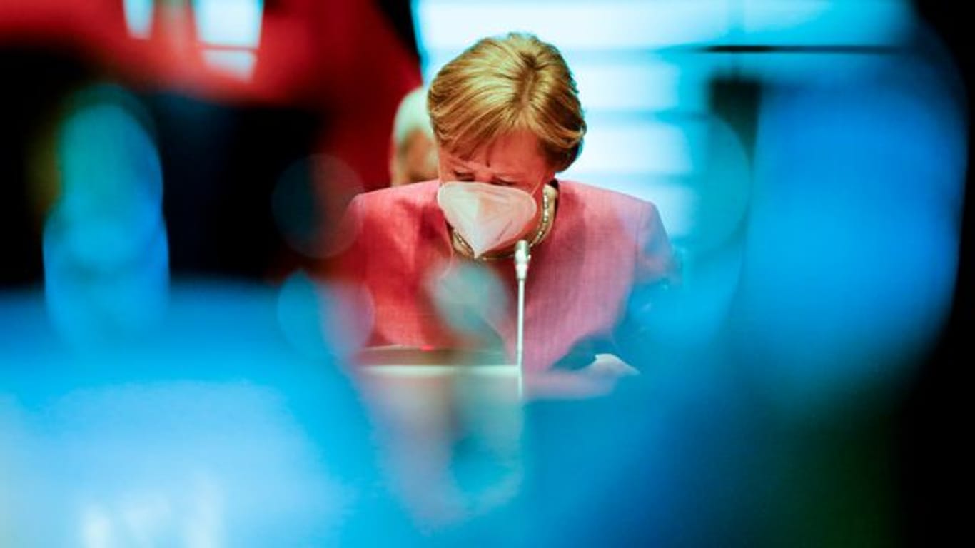 Bundeskanzlerin Angela Merkel drückt bei Verschärfung des Klimaschutzgesetzes aufs Tempo.
