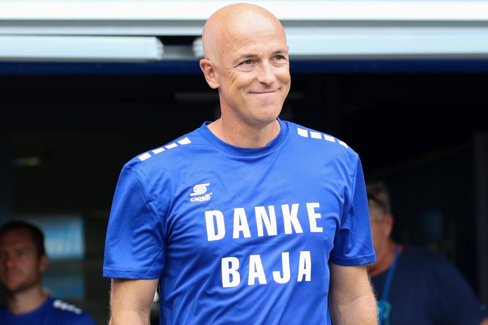 Karsten Baumann bei einem Abschiedsspiel für den früheren Duisburger Branimir Bajic im Jahr 2018.