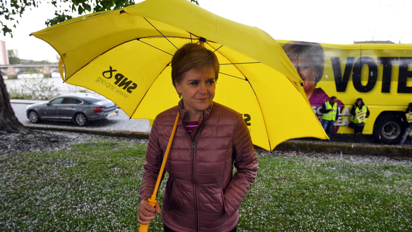 Nicola Sturgeon: Die "Erste Ministerin" Schottlands und Chefin der Scottish National Party kämpft um die schottische Unabhängigkeit.