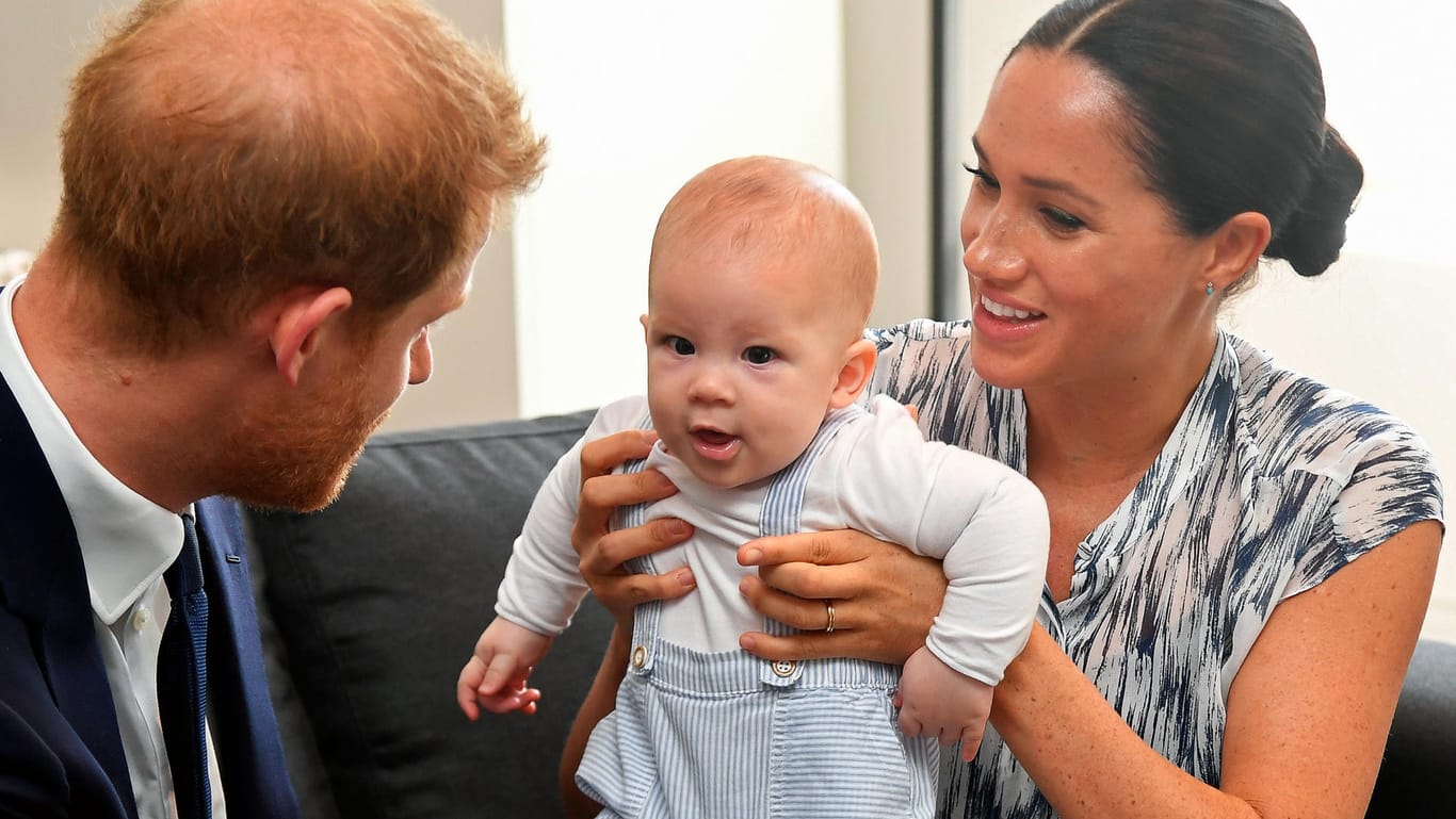 Harry und Meghan im September 2019 mit Archie: Heute wird ihr Sohn schon zwei Jahre alt.