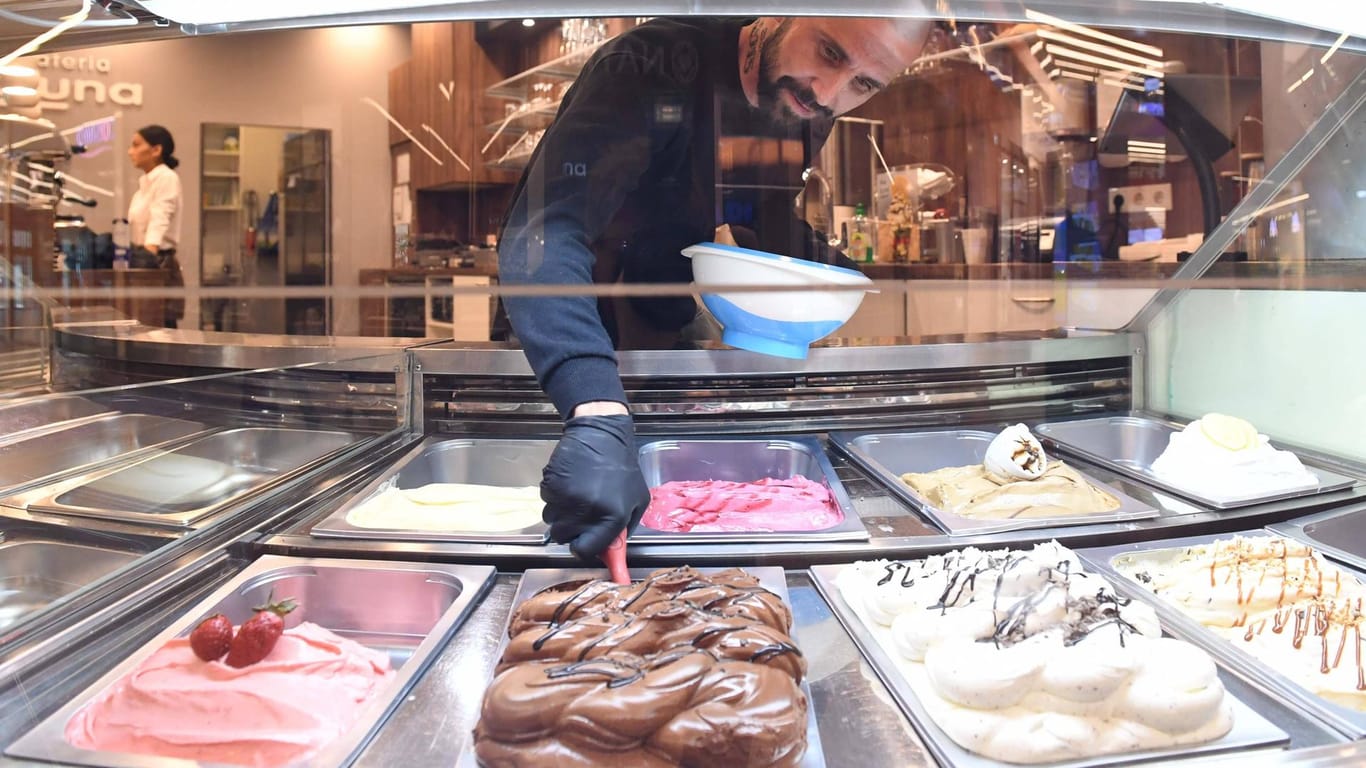 Eiscafé in Berlin: Die "Ice Cream Week" vom 6. bis 12. Mai in Berlin erfüllt ausgefallene Eisträume. (Symbolbild)