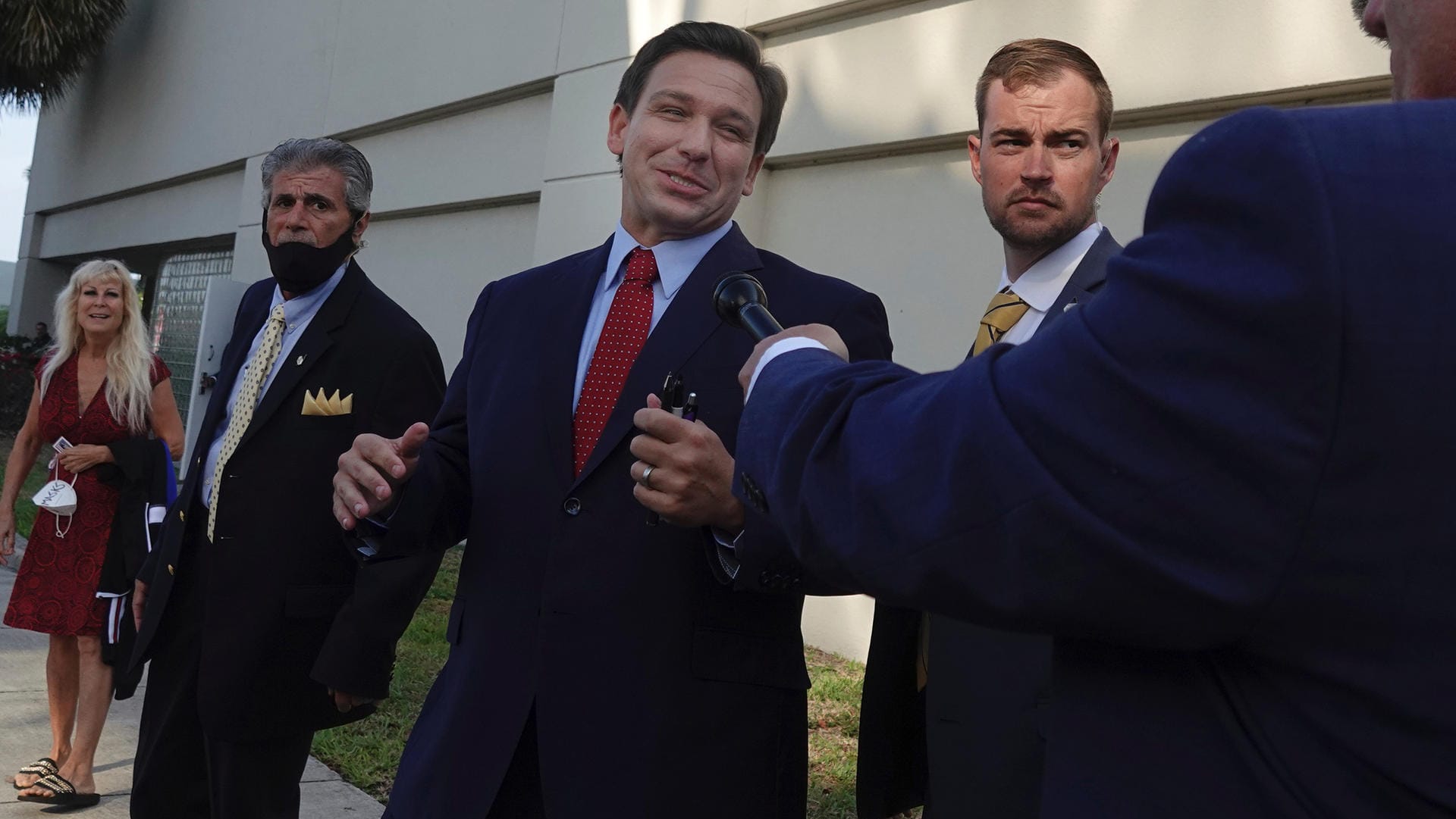 Floridas Gouverneur Ron DeSantis: DeSantis hat eine umstrittene Wahlrechtsreform in Kraft gesetzt.