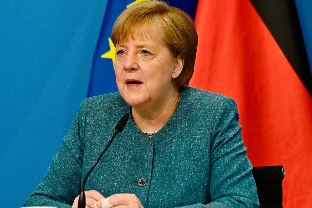 Angela Merkel bei der Online-Podiumsdiskussion: Die Kanzlerin hat sich mit den Problemen der Jugend auseinandergesetzt.