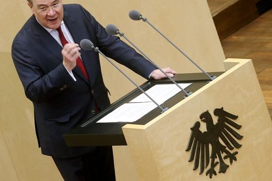 Armin Laschet, Ministerpräsident von Nordrhein-Westfalen und Kanzlerkandidat der Union, im Bundesrat.