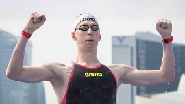 Für Schwimmer Florian Wellbrock ist die EM Formcheck und Medaillenchance zugleich. Für Schwimmer Florian Wellbrock ist die EM Formcheck und Medaillenchance zugleich.