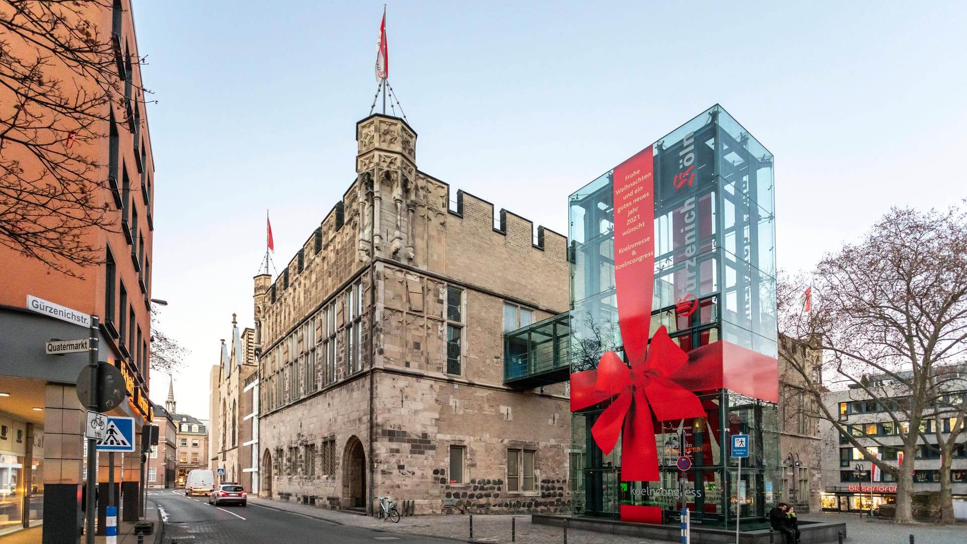 Die Festhalle Gürzenich im Zentrum der Kölner Altstadt (Archivbild): Der Stadtrat tagte am Donnerstag im Großen Saal.