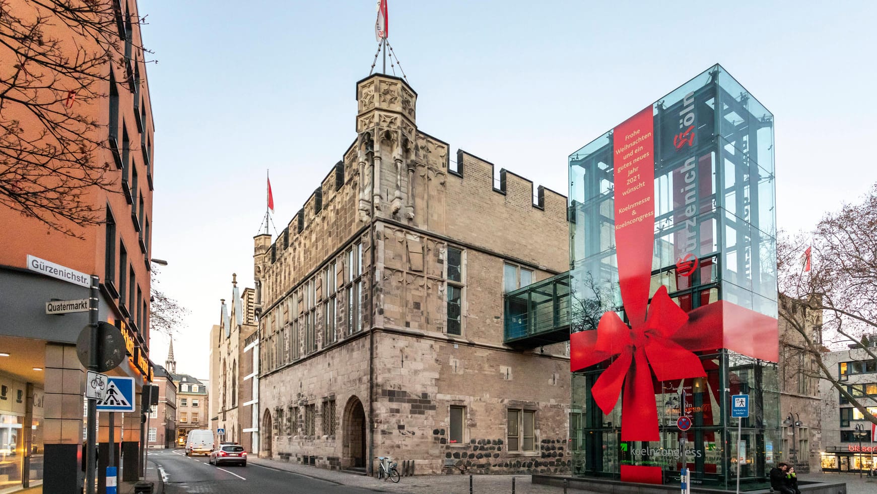 Die Festhalle Gürzenich im Zentrum der Kölner Altstadt (Archivbild): Der Stadtrat tagte am Donnerstag im Großen Saal.