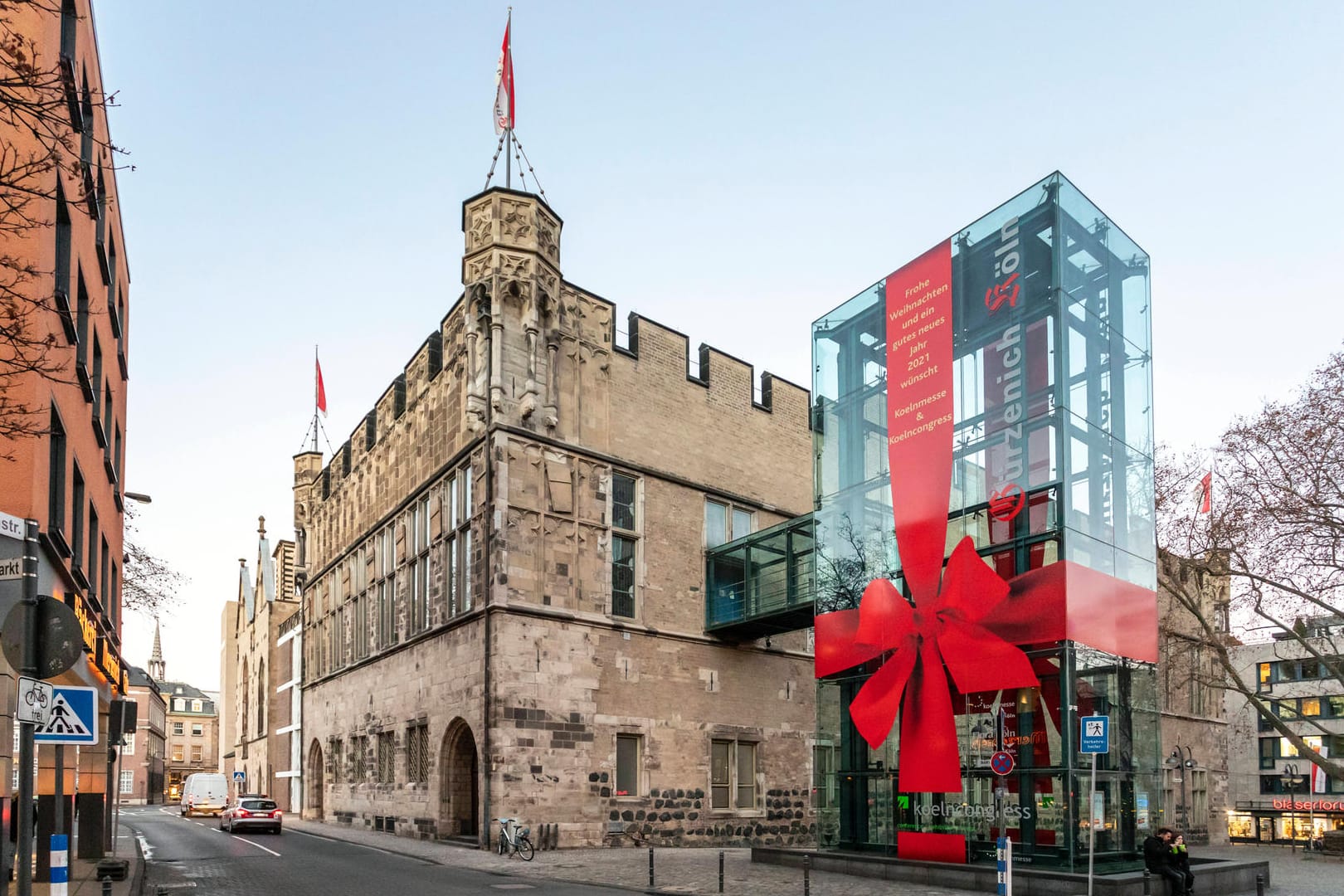 Die Festhalle Gürzenich im Zentrum der Kölner Altstadt (Archivbild): Der Stadtrat tagte am Donnerstag im Großen Saal.