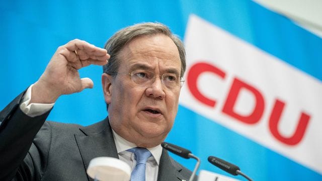 Armin Laschet, CDU-Bundesvorsitzender und Ministerpräsident von Nordrhein-Westfalen. Armin Laschet, CDU-Bundesvorsitzender und Ministerpräsident von Nordrhein-Westfalen.