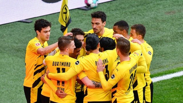 Borussia Dortmund gewann gegen RB Leipzig die Generalprobe für das DFB-Pokalfinale. Borussia Dortmund gewann gegen RB Leipzig die Generalprobe für das DFB-Pokalfinale.