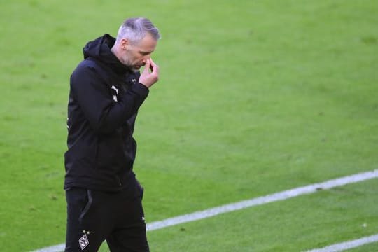 Mönchengladbachs Trainer Marco Rose war nach dem 0:6 in München bedient.