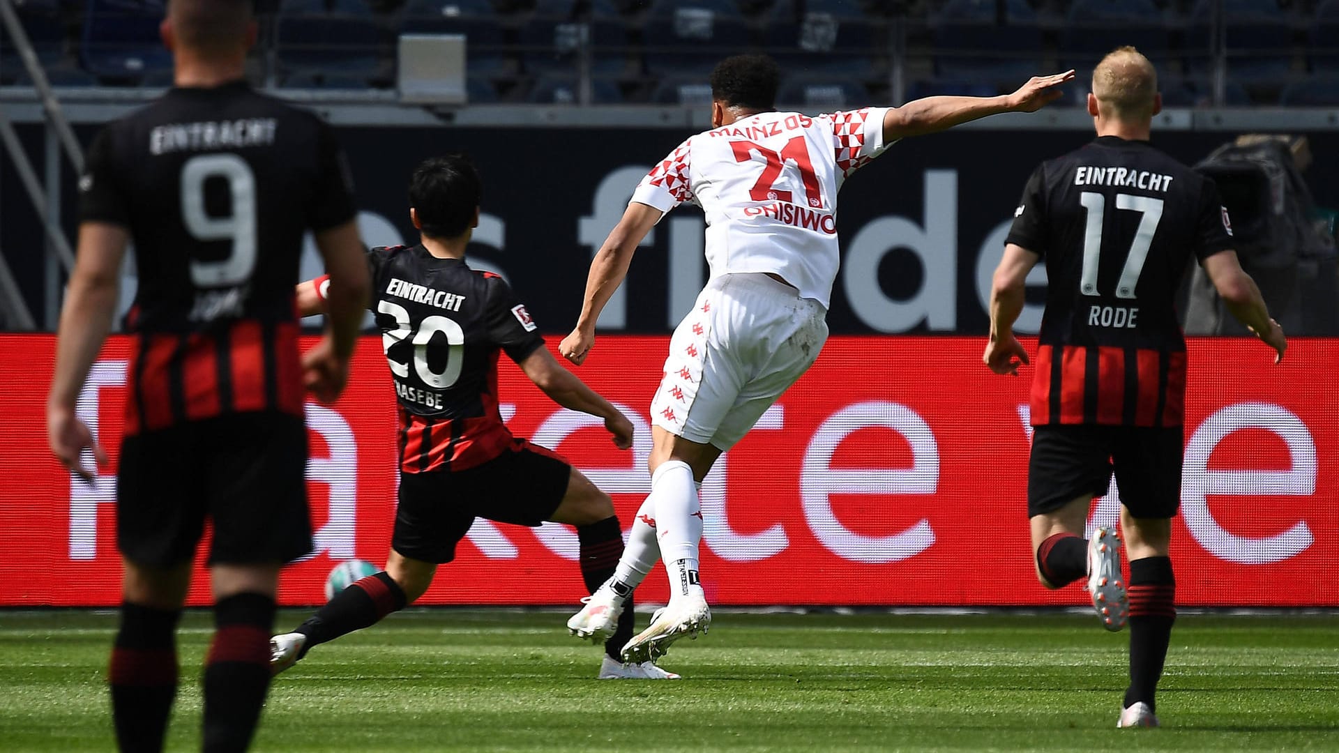 Karim Onisiwo: Der Stürmer machte das 1:0 für die Mainzer.