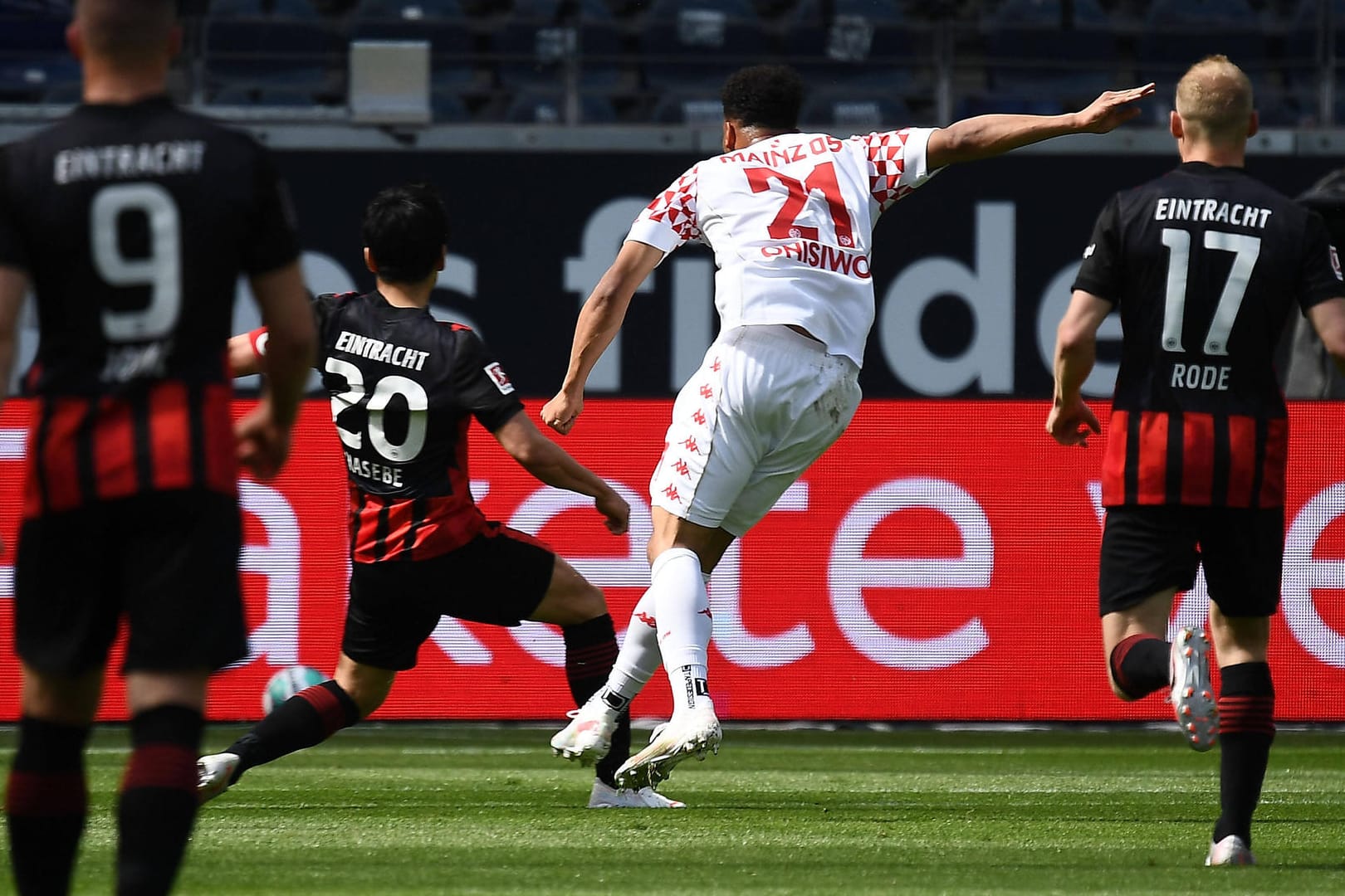 Karim Onisiwo: Der Stürmer machte das 1:0 für die Mainzer.