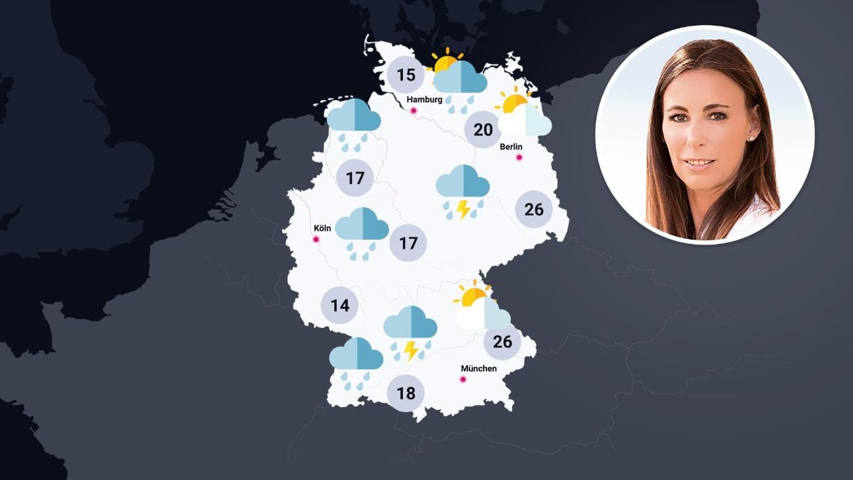 Sommer adé: Hier drohen bald Regen und Gewitter Sommer adé: Hier drohen bald Regen und Gewitter