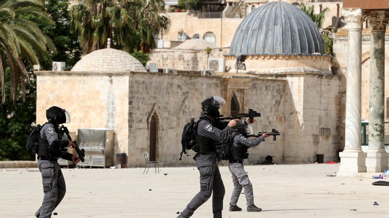 Kämpfe in Ost-Jerusalem: Viele Menschen sollen verletzt sein.