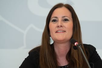 Janine Wissler, Co-Vorsitzende der Linken und Fraktionsvorsitzende der Partei im hessischen Landtag.