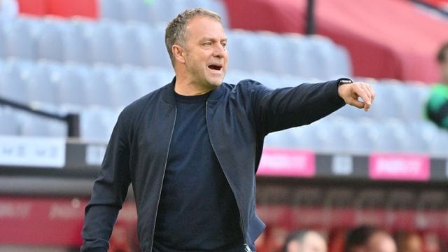 Gilt als aussichtsreichster Kandidat auf das Amt des Bundestrainers: Noch-Bayern-Coach Hansi Flick. Gilt als aussichtsreichster Kandidat auf das Amt des Bundestrainers: Noch-Bayern-Coach Hansi Flick.