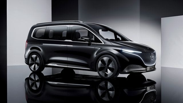 Elektrische Familienkutsche: Mit dem EQT will Mercedes Ende 2022 auf den Markt kommen. Elektrische Familienkutsche: Mit dem EQT will Mercedes Ende 2022 auf den Markt kommen.