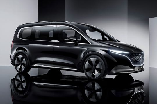 Elektrische Familienkutsche: Mit dem EQT will Mercedes Ende 2022 auf den Markt kommen.