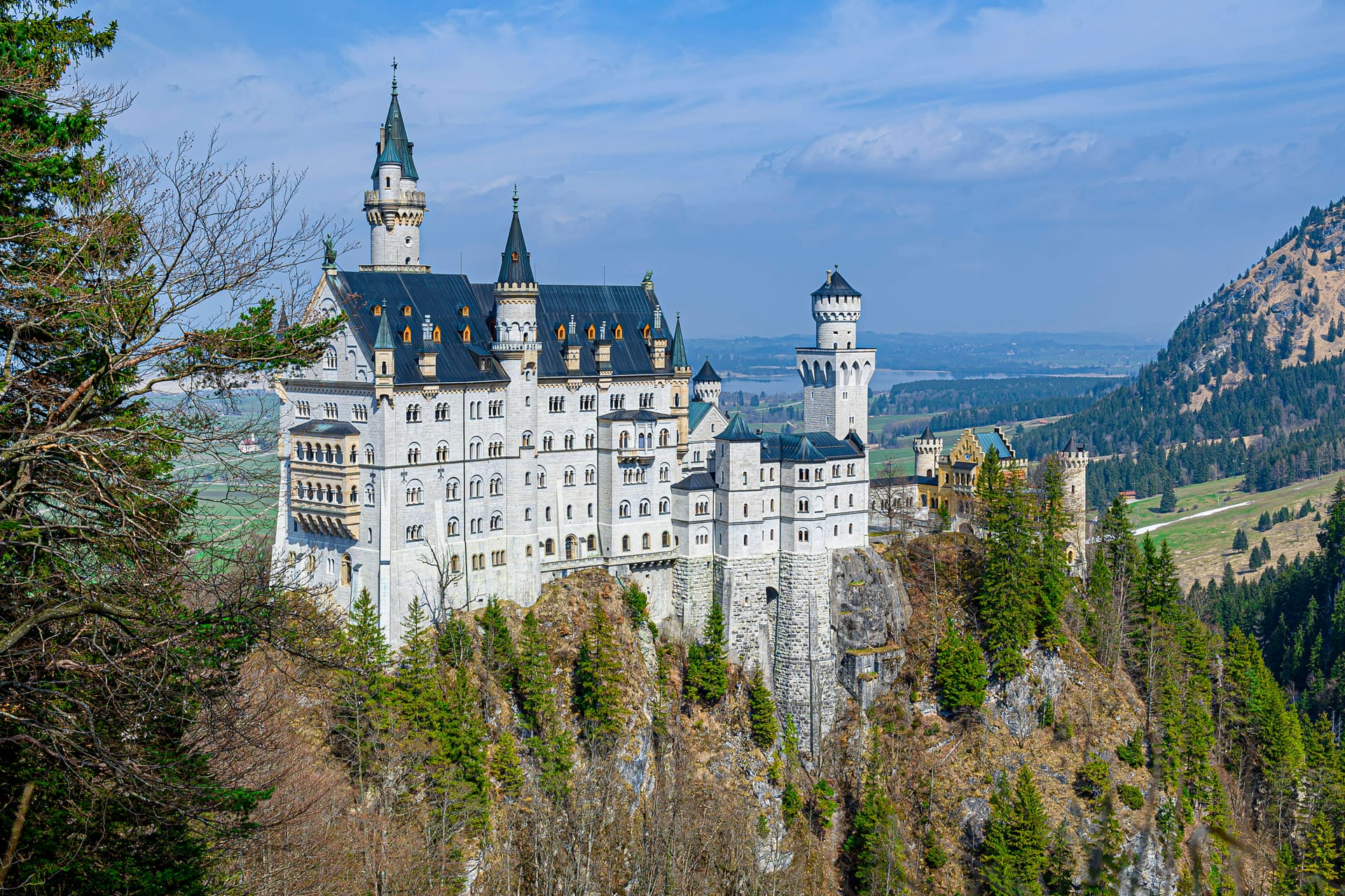 Das Schloss Neuschwanstein: In der Nähe ereignete sich die Tat.