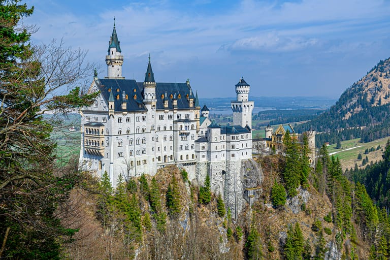 Schloss Neuschwanstein: Das Gebäude bietet einen absoluten Höhepunkt der Tour.