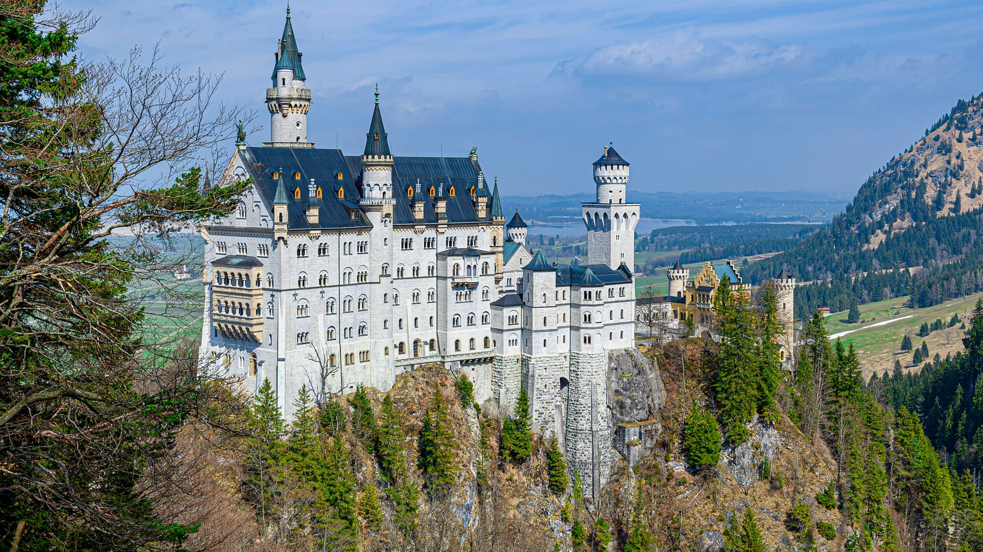 Das Schloss Neuschwanstein: In der Nähe ereignete sich die Tat.