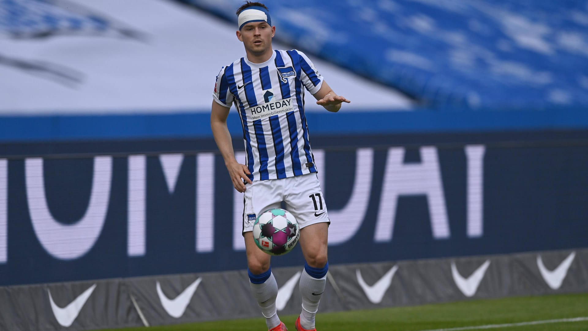 Kann Hertha im Abstiegskampf erstmal nicht helfen: Maximilian Mittelstädt. Kann Hertha im Abstiegskampf erstmal nicht helfen: Maximilian Mittelstädt.