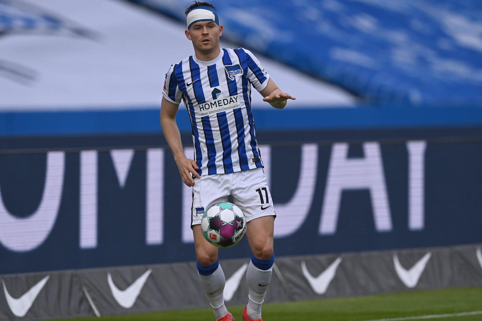 Kann Hertha im Abstiegskampf erstmal nicht helfen: Maximilian Mittelstädt.