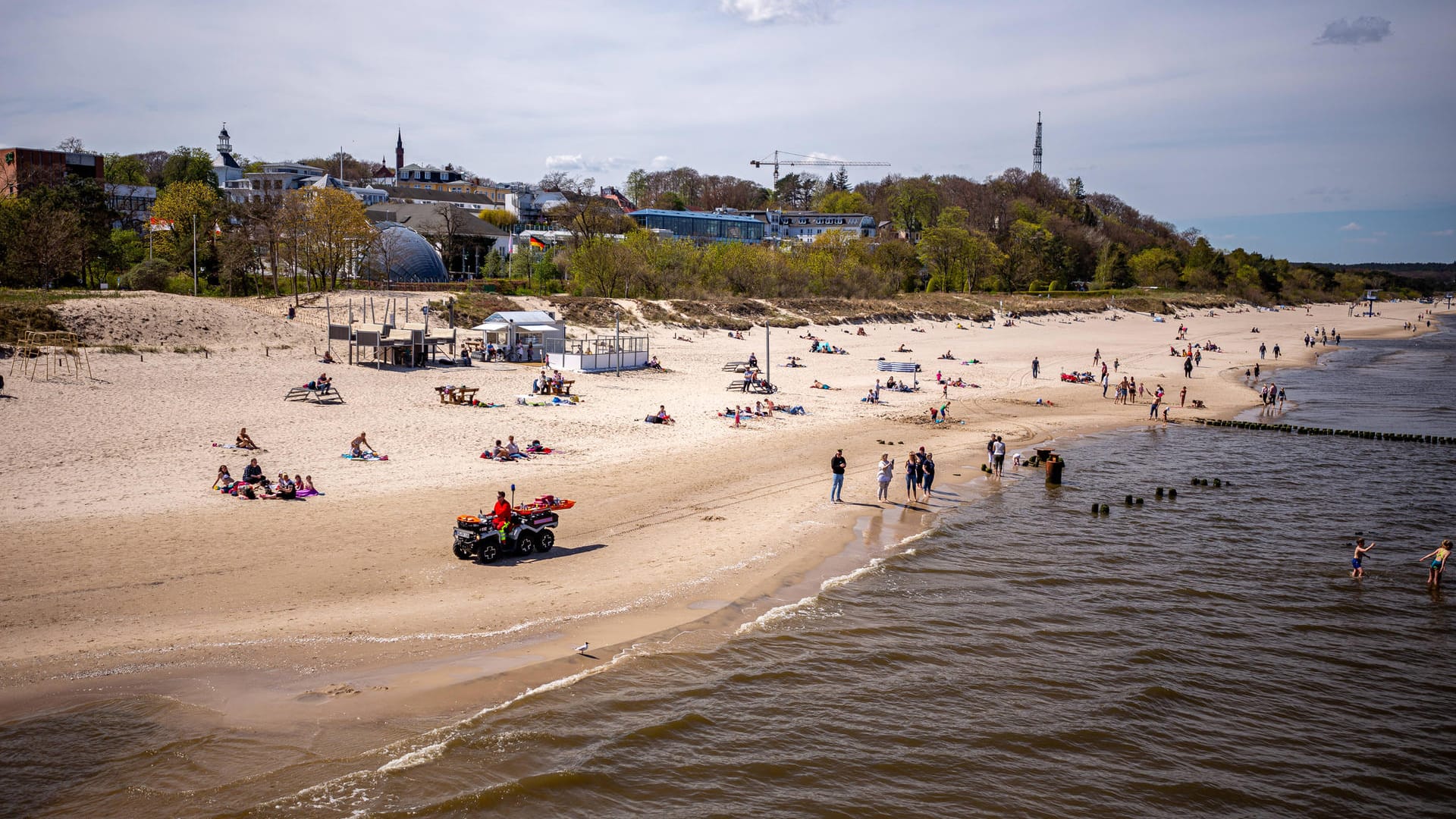 Blick von der Seebrücke auf Usedom: Urlaub in Deutschland ist mittlerweile wieder möglich.