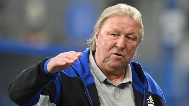 Hamburgs neuer Trainer Horst Hrubesch will mit dem HSV doch noch den Aufstieg schaffen. Hamburgs neuer Trainer Horst Hrubesch will mit dem HSV doch noch den Aufstieg schaffen.