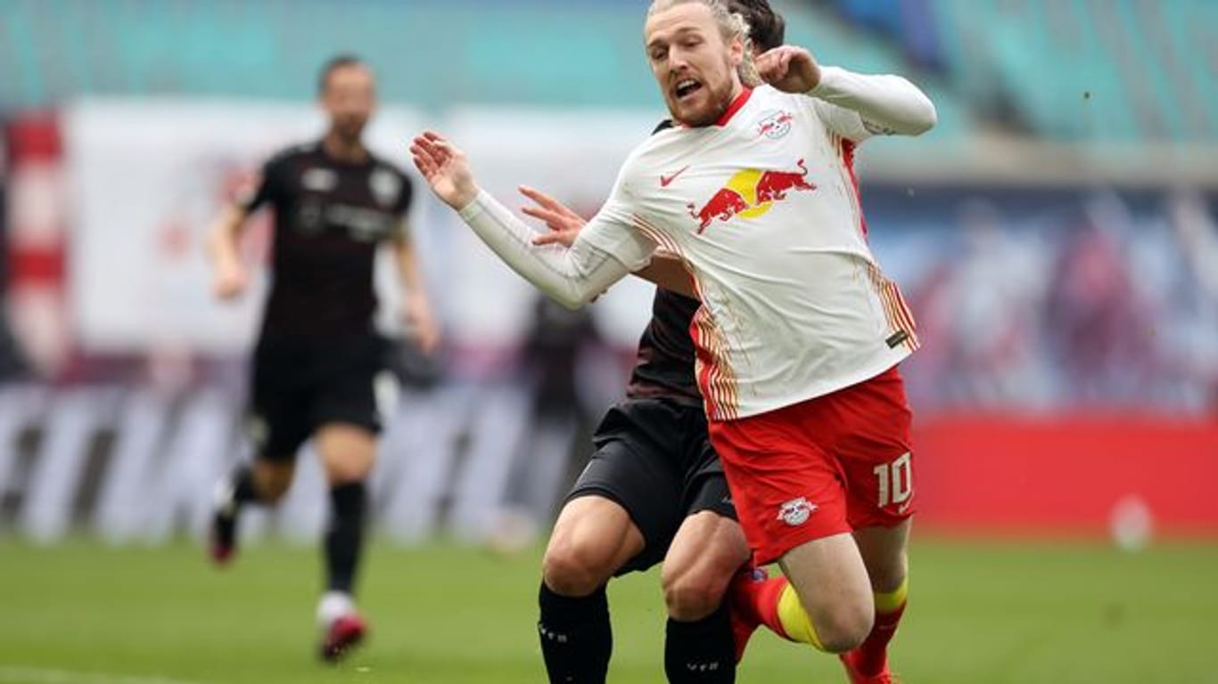 Steht bei RB Leipzig vor einer Vertragsverlängerung: Emil Forsberg.