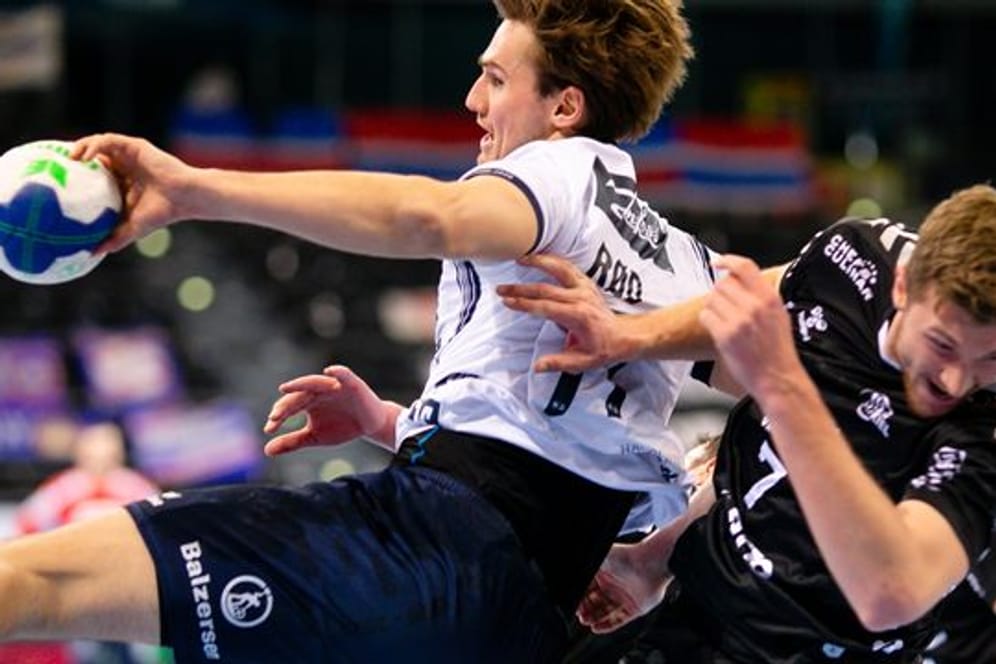 Sowohl Flensburgs Magnus Rod (l) als auch Kiels Magnus Landin wollen mit ihren Clubs ins Endturnier der Handball-Königsklasse.