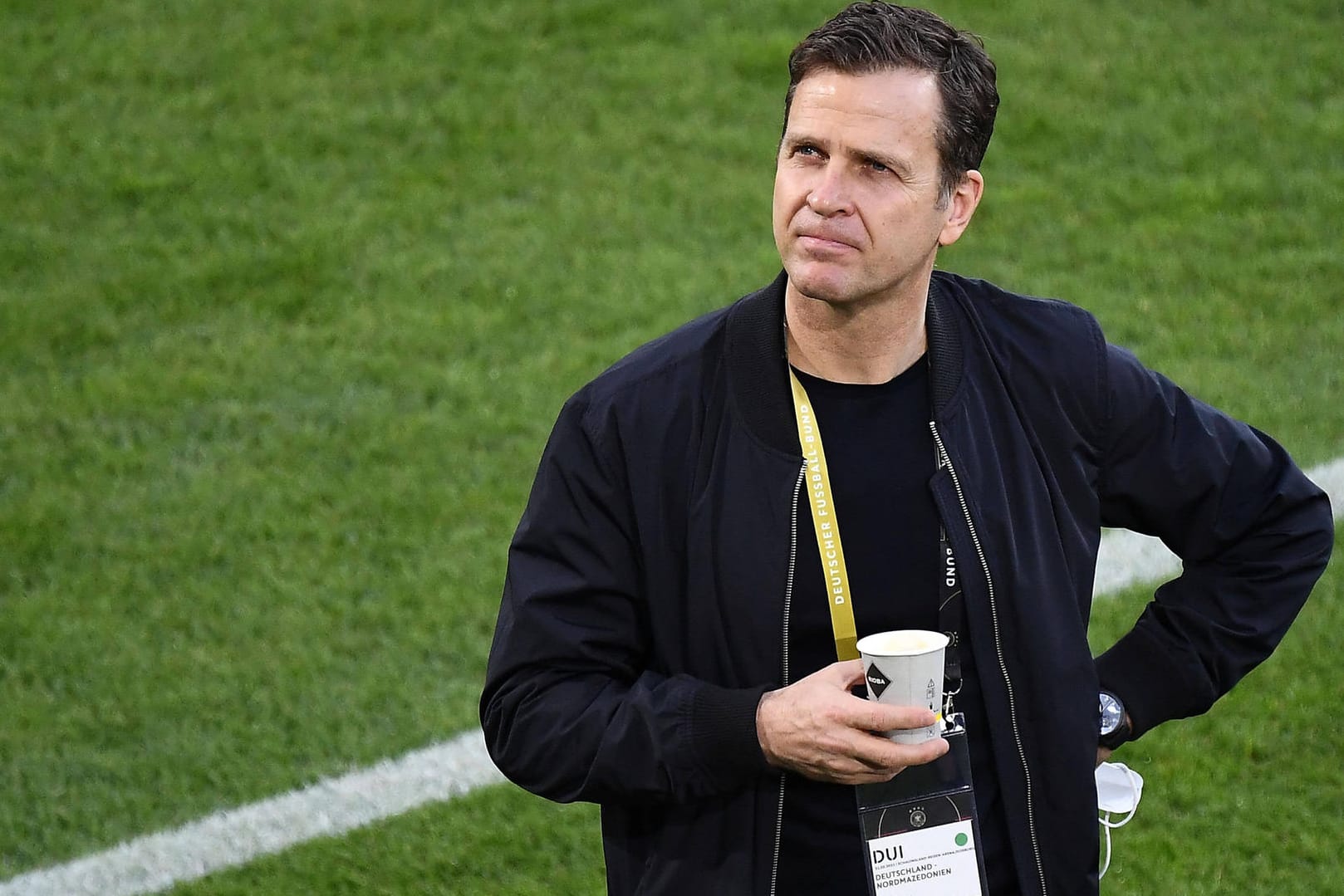31.03.2021, xjhx, Fussball WM-Qualifikation 2022, Deutschland - Nordmazedonien emspor, v.l. Team Manager Oliver Bierhof