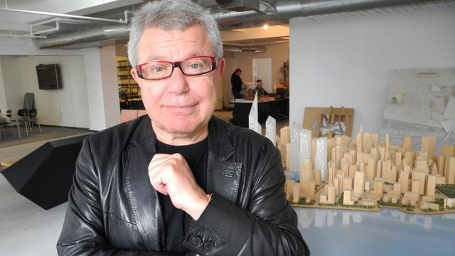 Architekt Daniel Libeskind in seinem New Yorker Studio.