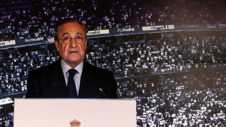 Präsident von Real Madrid: Florentino Perez.