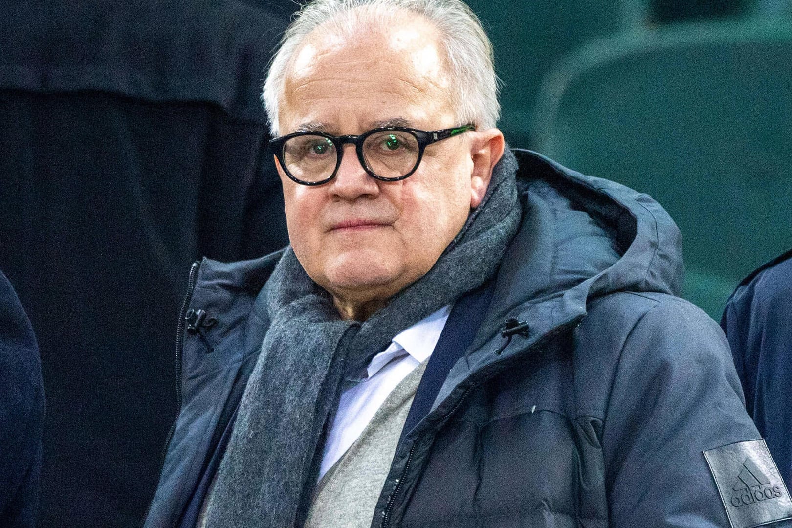 Fritz KELLER bietet Ruecktritt an! Archivfoto: Fritz KELLER (DFB Praesident, GER) ist zu Gast auf der Tribuene, Tribo¼n