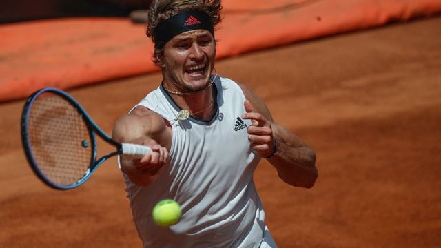 Steht in Rom im Achtelfinale: Alexander Zverev.