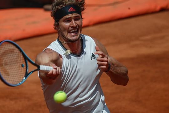 Steht in Rom im Achtelfinale: Alexander Zverev.