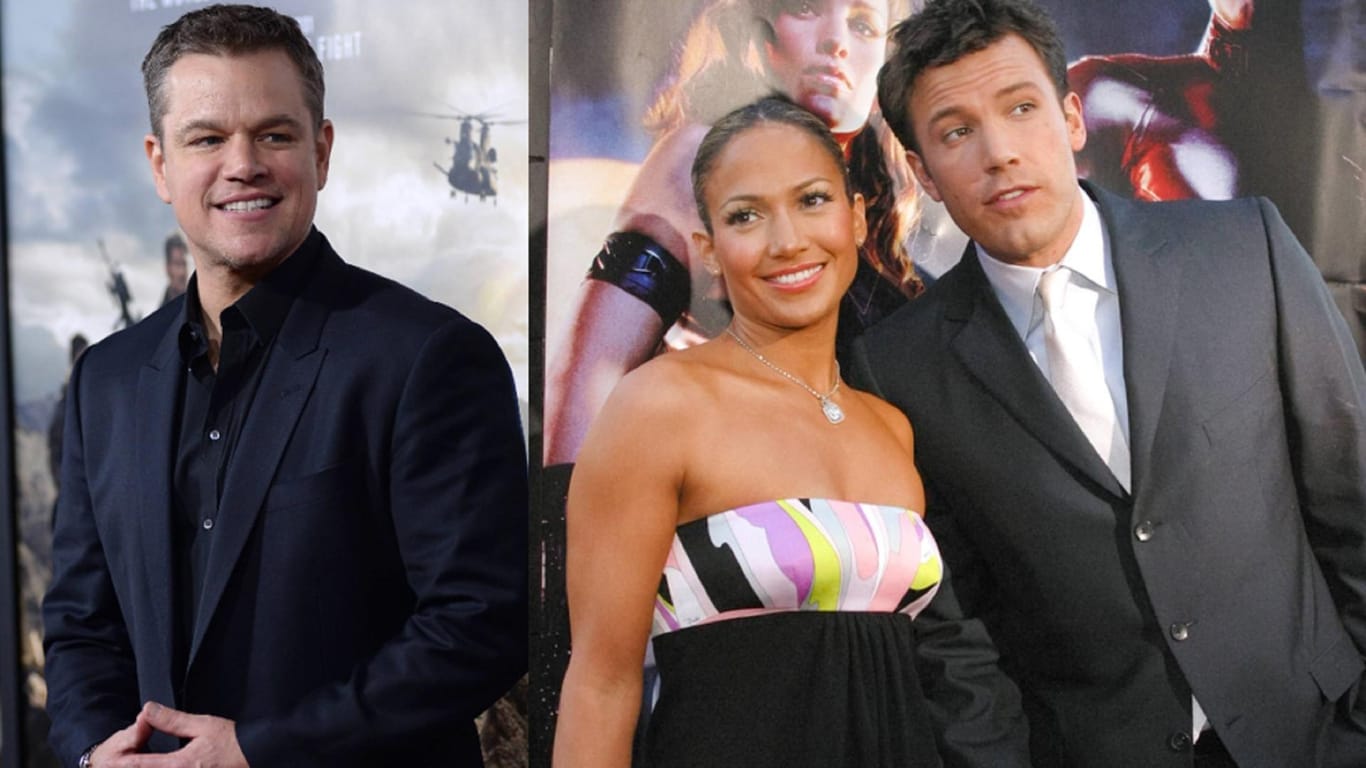 Matt Damon: Der Schauspieler würde sich über das Liebescomeback von Jennifer Lopez und Ben Affleck freuen.