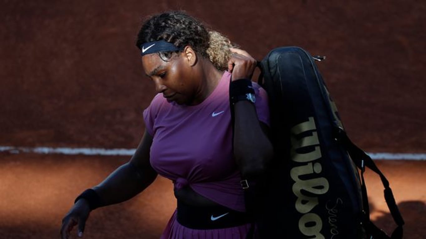 Für Serena Williams ist das Turnier in Rom bereits beendet.