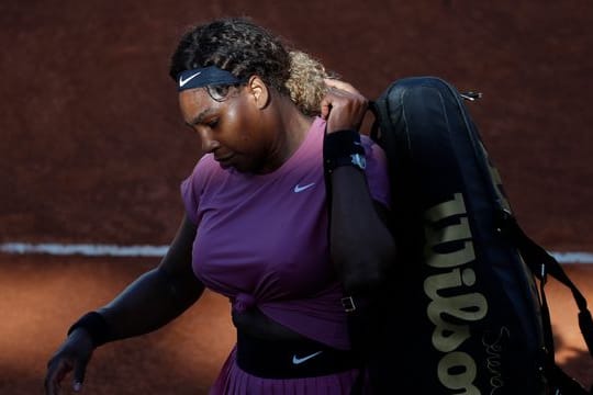 Für Serena Williams ist das Turnier in Rom bereits beendet.